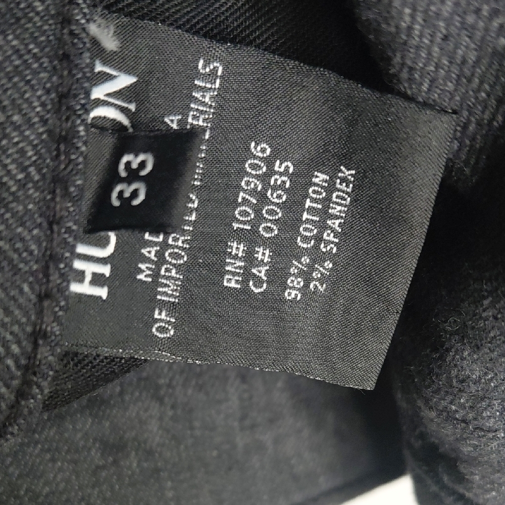 Hudson Jeans Men's Black Denim Pants - Picture 6 of 8